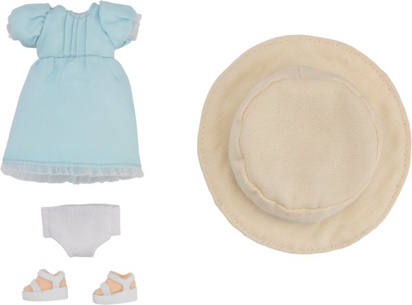 画像6: ねんどろいどどーる おようふくセット シンプルワンピース (ホワイト / ブルー)