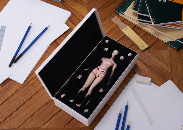 画像21: 西村式デッサン人形 オリーブさん (GRAY / FLESH)