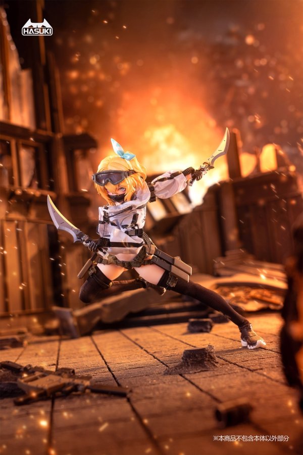 画像6: HASUKI POCKET ART シリーズ PA012 CARDINAL BLADE(カーディナル・ブレード)メリナ 1/12スケール可動フィギュア