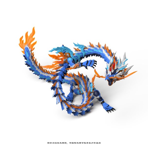 画像2: 神型科技(SHENXING TECHNOLOGY) 真龍シリーズ プラスチックモデルキット (青龍王 / 元龍王 / 白龍王 / 黒龍王)