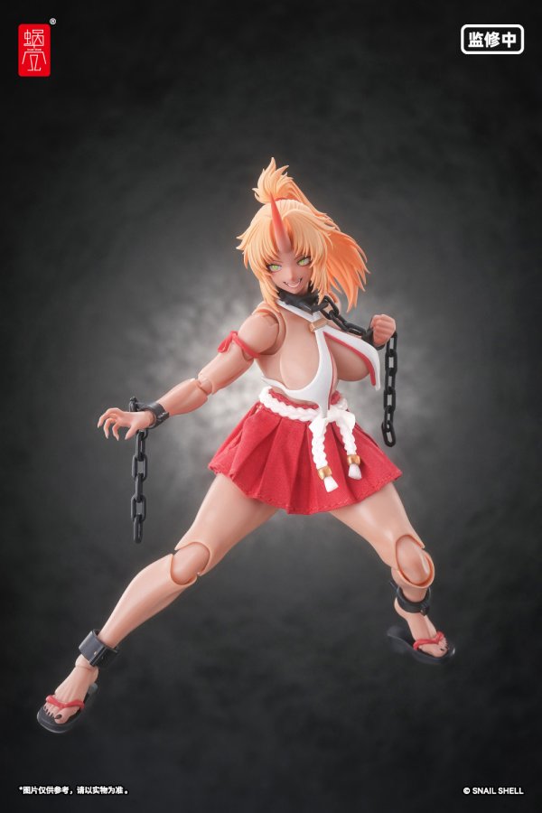 画像6: SNAIL SHELL(蝸之殻) RPGEX-08 鬼巫女 次女・紅葉 1/12スケール可動フィギュア