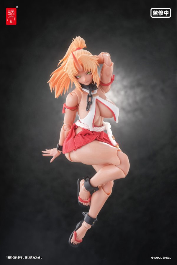 画像12: SNAIL SHELL(蝸之殻) RPGEX-08 鬼巫女 次女・紅葉 1/12スケール可動フィギュア