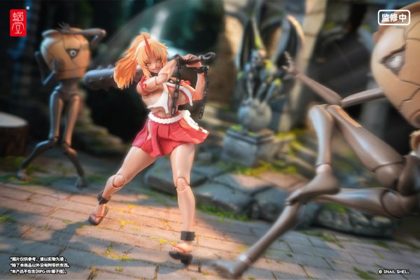 画像22: SNAIL SHELL(蝸之殻) RPGEX-08 鬼巫女 次女・紅葉 1/12スケール可動フィギュア