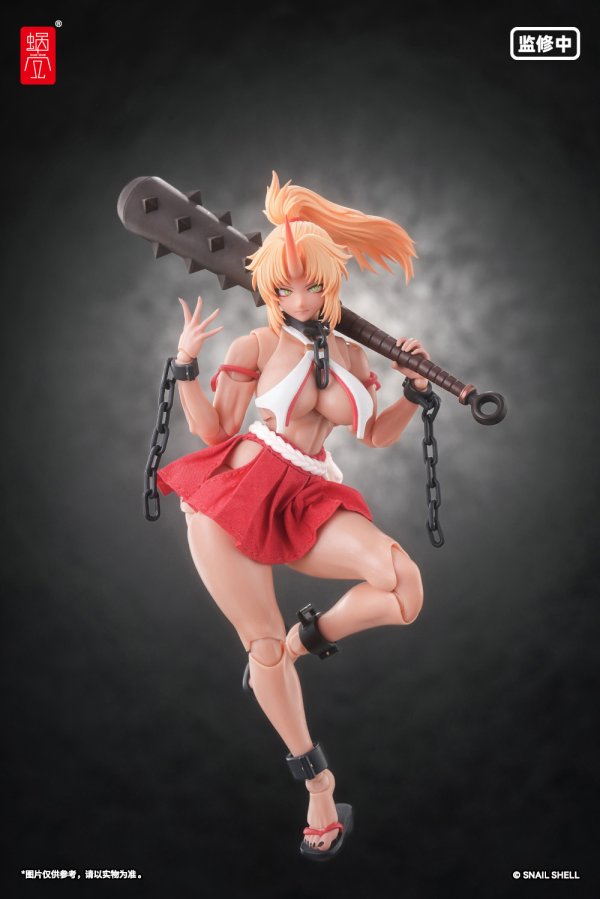画像11: SNAIL SHELL(蝸之殻) RPGEX-08 鬼巫女 次女・紅葉 1/12スケール可動フィギュア