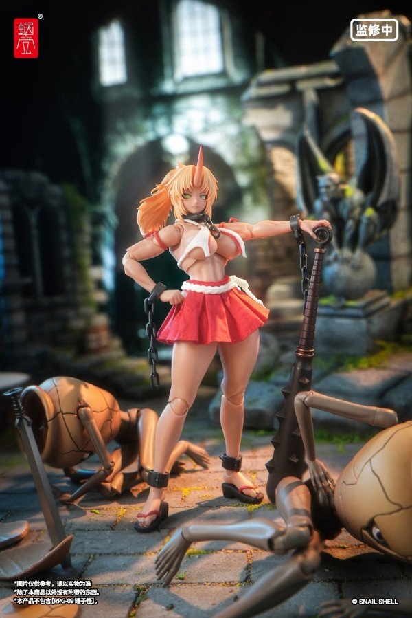 画像24: SNAIL SHELL(蝸之殻) RPGEX-08 鬼巫女 次女・紅葉 1/12スケール可動フィギュア