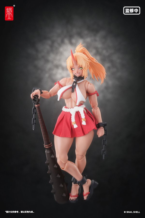 画像7: SNAIL SHELL(蝸之殻) RPGEX-08 鬼巫女 次女・紅葉 1/12スケール可動フィギュア