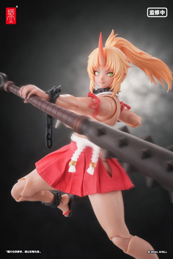 画像10: SNAIL SHELL(蝸之殻) RPGEX-08 鬼巫女 次女・紅葉 1/12スケール可動フィギュア