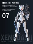 画像7: SHEIK MAINLAND 3 min projectシリーズ 迅捷異人 1/18スケールプラスチックモデルキット (ホワイト / ベージュ / ブラック / パープル / ピンク) (7)