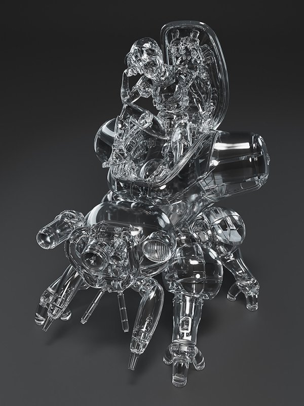 画像4: PLAMAX minimum factory MF-96 草薙素子 with フチコマ 光学迷彩Ver.