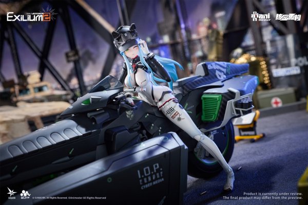 画像13: 核金重構(Nuclear Gold Reconstruction) ドールズフロントライン2:エクシリウム クルカイ-スピードスター 1/12 完成品アクションフィギュア&モーターバイク 1/12 プラスチックキット セット