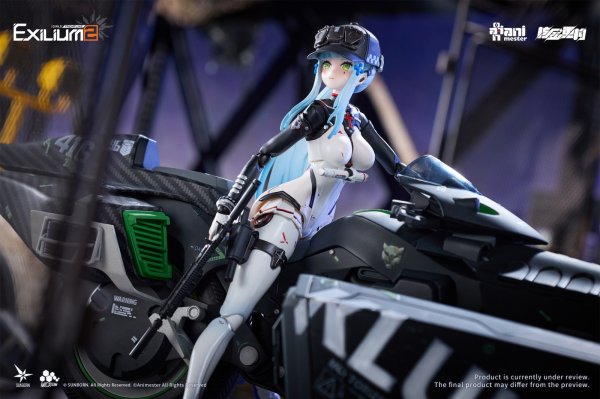 画像18: 核金重構(Nuclear Gold Reconstruction) ドールズフロントライン2:エクシリウム クルカイ-スピードスター 1/12 完成品アクションフィギュア&モーターバイク 1/12 プラスチックキット セット