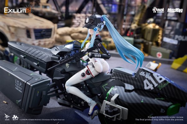 画像10: 核金重構(Nuclear Gold Reconstruction) ドールズフロントライン2:エクシリウム クルカイ-スピードスター 1/12 完成品アクションフィギュア&モーターバイク 1/12 プラスチックキット セット