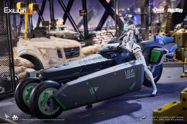 画像9: 核金重構(Nuclear Gold Reconstruction) ドールズフロントライン2:エクシリウム クルカイ-スピードスター 1/12 完成品アクションフィギュア&モーターバイク 1/12 プラスチックキット セット