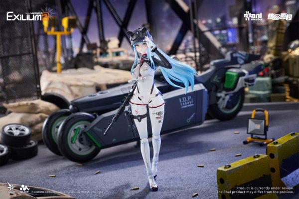 画像14: 核金重構(Nuclear Gold Reconstruction) ドールズフロントライン2:エクシリウム クルカイ-スピードスター 1/12 完成品アクションフィギュア&モーターバイク 1/12 プラスチックキット セット