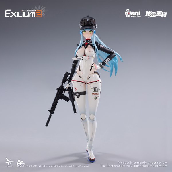 画像6: 核金重構(Nuclear Gold Reconstruction) ドールズフロントライン2:エクシリウム クルカイ-スピードスター 1/12 完成品アクションフィギュア&モーターバイク 1/12 プラスチックキット セット