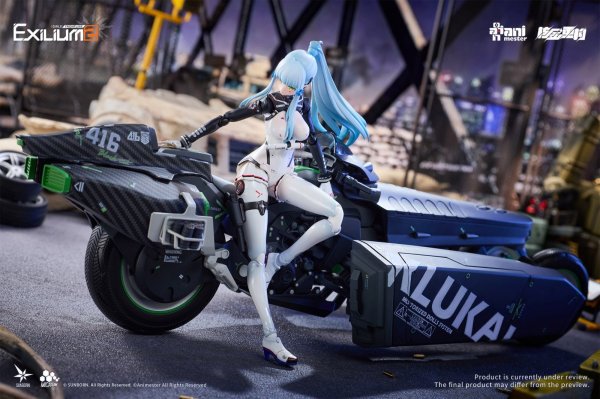 画像11: 核金重構(Nuclear Gold Reconstruction) ドールズフロントライン2:エクシリウム クルカイ-スピードスター 1/12 完成品アクションフィギュア&モーターバイク 1/12 プラスチックキット セット