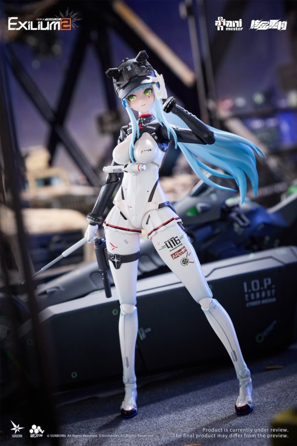 画像26: 核金重構(Nuclear Gold Reconstruction) ドールズフロントライン2:エクシリウム クルカイ-スピードスター 1/12 完成品アクションフィギュア&モーターバイク 1/12 プラスチックキット セット