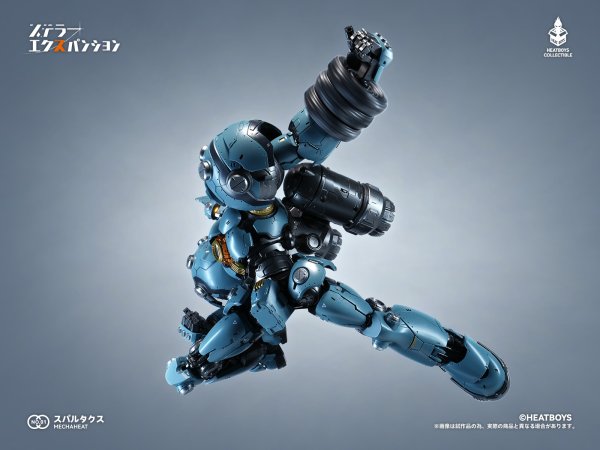 画像35: HEATBOYS HB0083 ステラー・エクスパンション スパルタクス 合金可動フィギュア