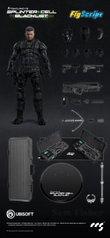CCSTOYS FigScriptシリーズ Splinter Cell(スプリンターセル) Sam Fisher(サム・フィッシャー) 1/12スケール可動フィギュア