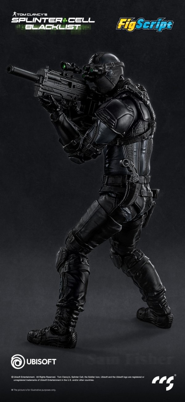 画像7: CCSTOYS FigScriptシリーズ Splinter Cell(スプリンターセル) Sam Fisher(サム・フィッシャー) 1/12スケール可動フィギュア