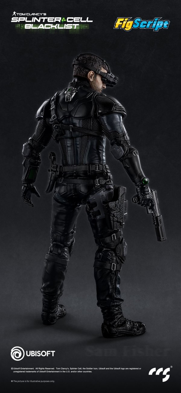 画像3: CCSTOYS FigScriptシリーズ Splinter Cell(スプリンターセル) Sam Fisher(サム・フィッシャー) 1/12スケール可動フィギュア
