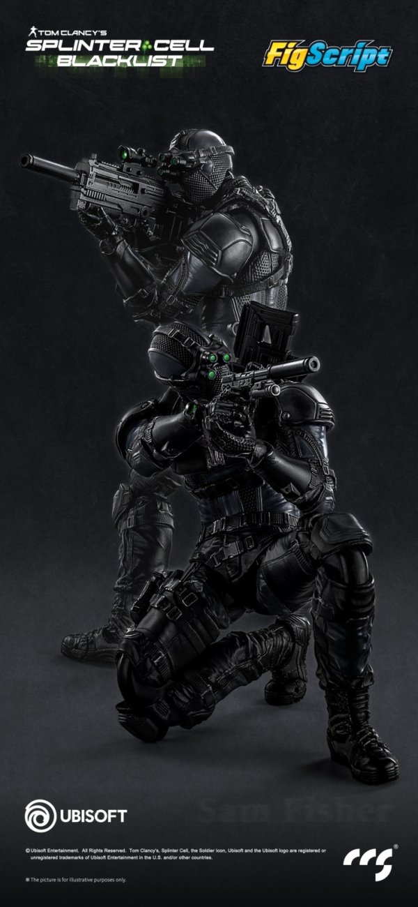 画像6: CCSTOYS FigScriptシリーズ Splinter Cell(スプリンターセル) Sam Fisher(サム・フィッシャー) 1/12スケール可動フィギュア