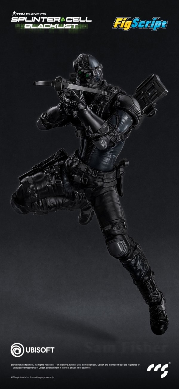 画像5: CCSTOYS FigScriptシリーズ Splinter Cell(スプリンターセル) Sam Fisher(サム・フィッシャー) 1/12スケール可動フィギュア