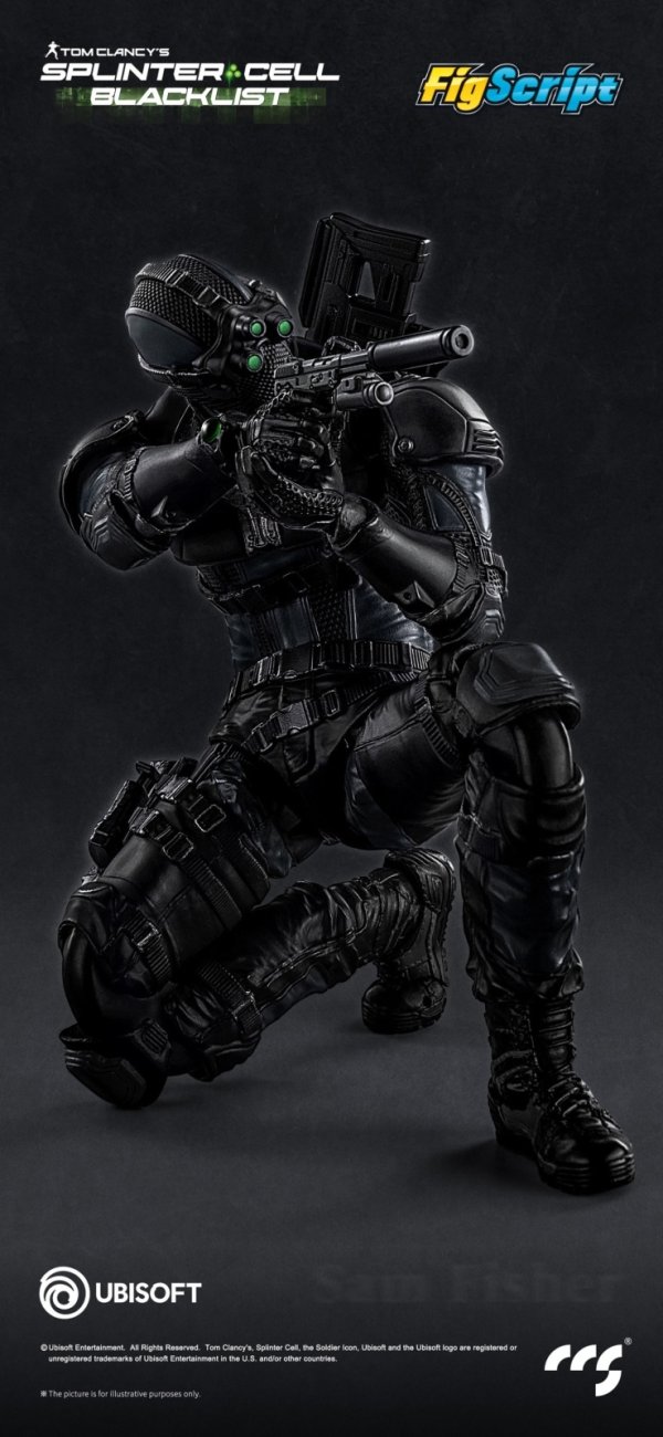画像8: CCSTOYS FigScriptシリーズ Splinter Cell(スプリンターセル) Sam Fisher(サム・フィッシャー) 1/12スケール可動フィギュア