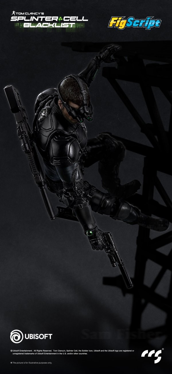 画像10: CCSTOYS FigScriptシリーズ Splinter Cell(スプリンターセル) Sam Fisher(サム・フィッシャー) 1/12スケール可動フィギュア