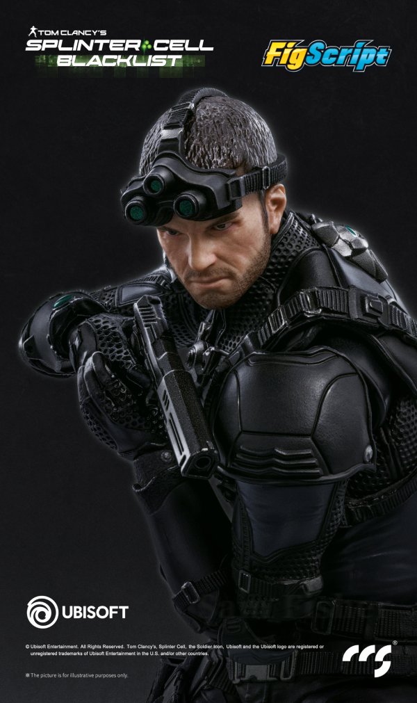 画像11: CCSTOYS FigScriptシリーズ Splinter Cell(スプリンターセル) Sam Fisher(サム・フィッシャー) 1/12スケール可動フィギュア