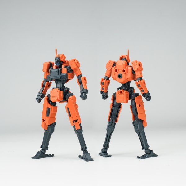 画像11: SHEIK MAINLAND 3 min project(スリーミニッツプロジェクト)シリーズ FENRIR(フェンリル) 1/18スケールプラスチックモデルキット (レッド / オレンジ / ホワイト / 水色)