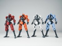 SHEIK MAINLAND 3 min project(スリーミニッツプロジェクト)シリーズ FENRIR(フェンリル) 1/18スケールプラスチックモデルキット (レッド / オレンジ / ホワイト / 水色)