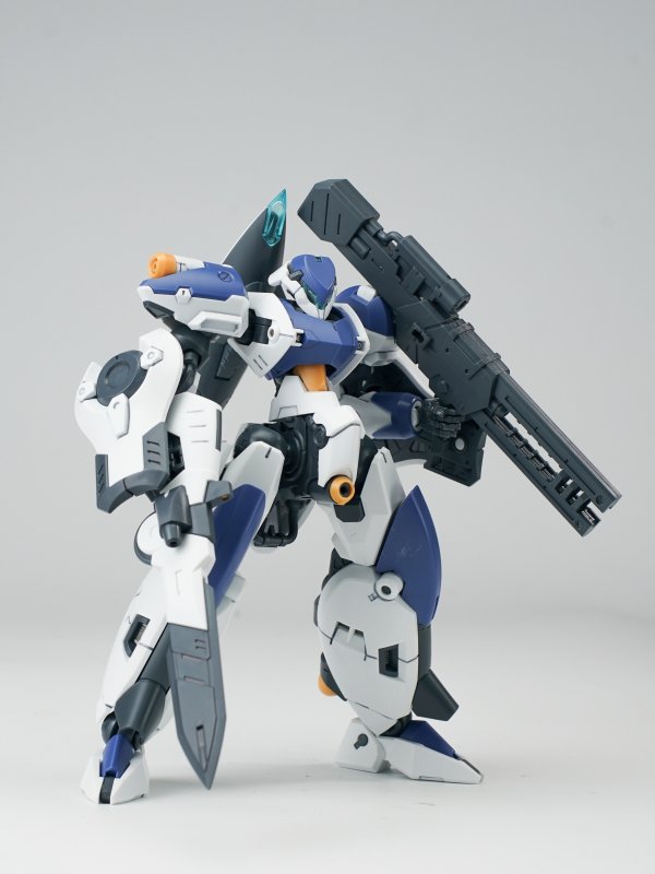 画像8: SHEIK MAINLAND ULTRA ACTION TROOPERシリーズ Franz-α(フランツアルファ) 1/144スケールプラスチックモデルキット (ホワイト×ブルー / レッド×ホワイト / ブラック×ブルー / パープル×ホワイト)