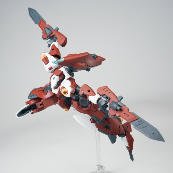 画像16: SHEIK MAINLAND ULTRA ACTION TROOPERシリーズ Franz-α(フランツアルファ) 1/144スケールプラスチックモデルキット (ホワイト×ブルー / レッド×ホワイト / ブラック×ブルー / パープル×ホワイト)
