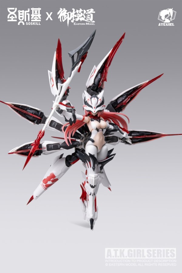 画像16: SOSKILL×EASTERN MODEL 九尾の狐 妲己 1/12スケールプラスチックモデルキット