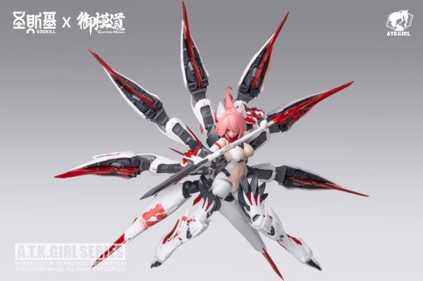 画像13: SOSKILL×EASTERN MODEL 九尾の狐 妲己 1/12スケールプラスチックモデルキット