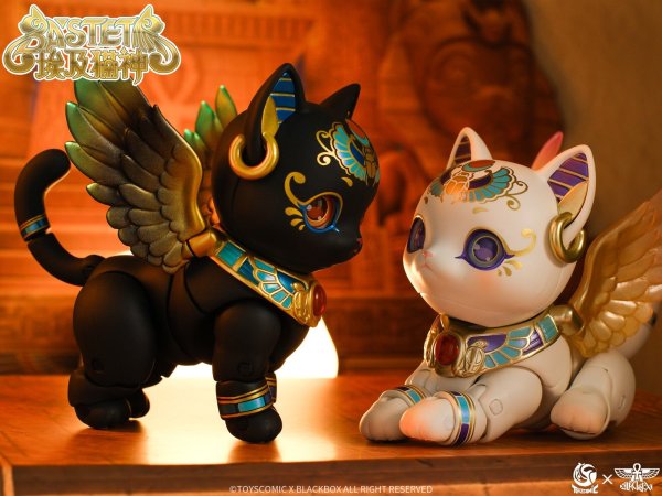 画像29: 【再販】TOYSCOMIC×BLACKBOX Bastet(バステト)ノンスケール 可動フィギュア(ホワイト)