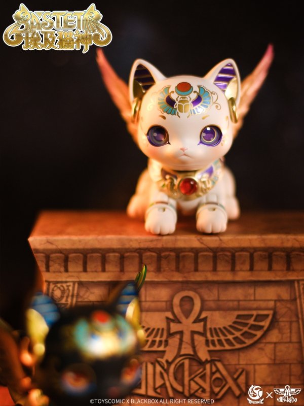 画像25: 【再販】TOYSCOMIC×BLACKBOX Bastet(バステト)ノンスケール 可動フィギュア(ホワイト)