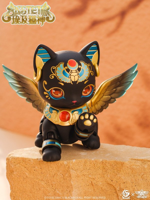 画像3: 【再販】TOYSCOMIC×BLACKBOX Bastet(バステト)ノンスケール 可動フィギュア(ブラック)