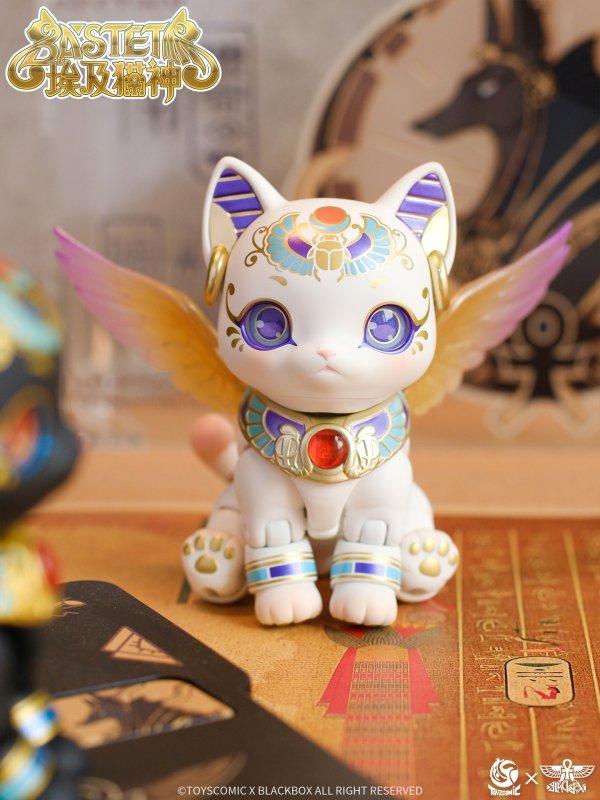画像2: 【再販】TOYSCOMIC×BLACKBOX Bastet(バステト)ノンスケール 可動フィギュア(ホワイト)