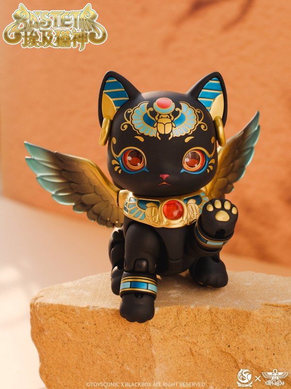 画像4: 【再販】TOYSCOMIC×BLACKBOX Bastet(バステト)ノンスケール 可動フィギュア(ブラック)