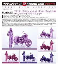PLAMAX MF-101 Rider's portrait Honda Rebel 1100 
