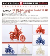 PLAMAX MF-103 Rider's portrait Honda FTR 223 