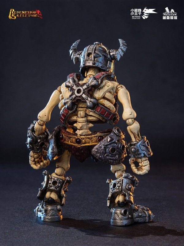 画像6: Yototoy YTSS-004 骸骨狂戦士 1/12スケール 可動フィギュア