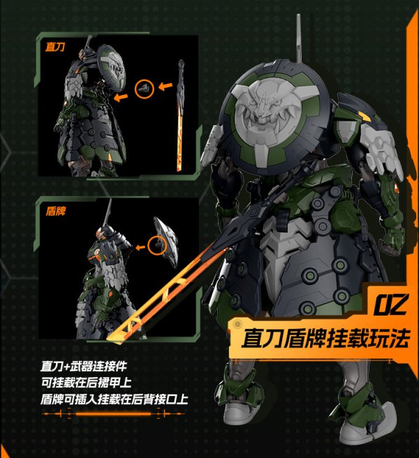 画像11: MOTOR NUCLEAR BV-XH04 迅勇級 鉄浮屠 プラスチックモデルキット