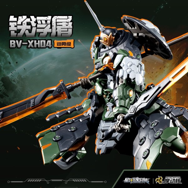 画像4: MOTOR NUCLEAR BV-XH04 迅勇級 鉄浮屠 プラスチックモデルキット