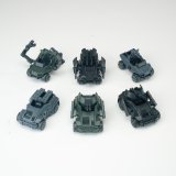 SHEIK MAINLAND 3 min projectシリーズ ヤマネコ戦闘車&ヤマアラシ戦闘車 1/18スケールプラスチックモデルキット (ブラック / グレー / グリーン)
