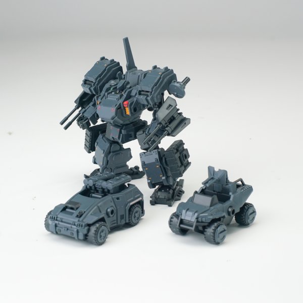 画像6: SHEIK MAINLAND 3 min projectシリーズ ヤマネコ戦闘車&ヤマアラシ戦闘車 1/18スケールプラスチックモデルキット (ブラック / グレー / グリーン)