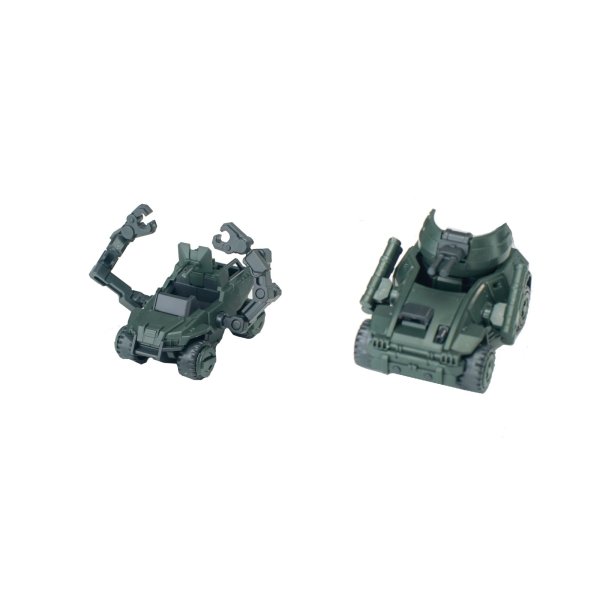 画像7: SHEIK MAINLAND 3 min projectシリーズ ヤマネコ戦闘車&ヤマアラシ戦闘車 1/18スケールプラスチックモデルキット (ブラック / グレー / グリーン)