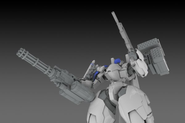 画像11: 【再販】『POWERDoLLS2』 1/35 X-4+(PD-802) 装甲歩兵用 武装セット3 [武装取り付け用肩パーツ&DRu35 MLC&R25ロケット&M7Aガトリング砲]